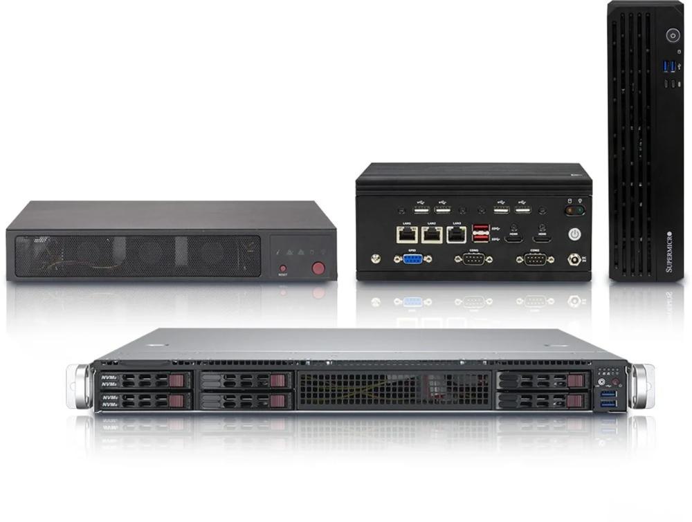 Supermicro Intel-powered edge AI systems lineup with SYS-E103-14P, SYS-521AD-LN2 and short-depth edge servers for local AI inference