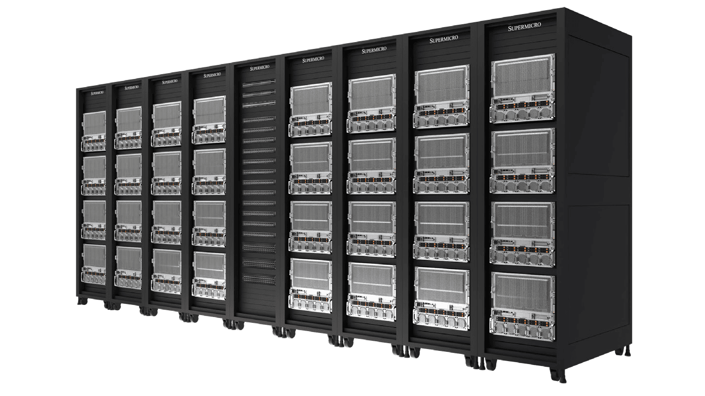 Air-Cooled AI SuperCluster Rack