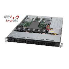 Server Simply Open-E JovianDSS Non-shared storage HA Cluster - 1U - Single AMD EPYC Processors - up to 512GB memory - 2x SATA +  8x NVMe - 860W Redundant
