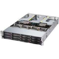 Ultra A+ Server AS-2023US-TR4 - 2U - Dual AMD EPYC Processors - up to 8TB memory - 12x SATA/SAS (4x NVMe) - 4x 1Gb/s RJ45 - OOB license - 1600W Redundant