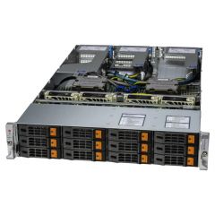 Hyper A+ Server AS-2025HS-TNR - 2U - Dual AMD EPYC Processors - up to 6TB memory - 12x SATA/NVMe - OOB license - 1600W Redundant