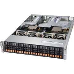 (EOL) Ultra A+ Server AS-2123US-TN24R25M - 2U - Dual AMD EPYC Processors - up to 4TB memory - 24x NVMe - 2x 25Gb/s SFP28 - OOB license - 1600W Redundant