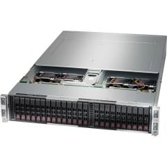 BigTwin A+ Server AS-2124BT-HTR-LC - 2U - 4 nodes - Dual AMD EPYC Processors - up to 4TB memory - 6x SATA - Liquid Cooling - OOB license - 2200W Redundant