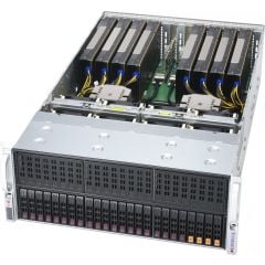 (EOL) GPU A+ Server AS-4124GS-TNR - 4U - Dual AMD EPYC Processors - up to 8TB memory - 2x SATA and 4x NVMe (18x SATA/SAS) - 2x 1Gb/s RJ45 - up to 8x GPU - 2000W (2 + 2) Redundant