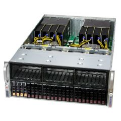 GPU A+ Server AS-4125GS-TNRT - 4U - Dual AMD EPYC Processors - up to 12TB memory - 24x drive bays - 2x 10Gb/s RJ45 - up to 8x GPU - 2000W (2 + 2) Redundant