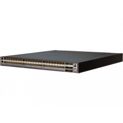 Edgecore DCS201 Data Center Switch AS5835-54X Broadcom Trident III based 10GbE/100GbE 1U Ethernet switch with ONIE, 48 SFP+ and 6 QSFP28 ports, 2 power supplies (AC), Intel Atom C3558 CPU, C2P airflow