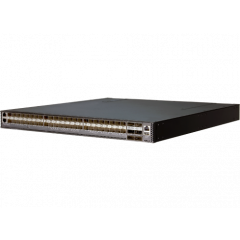 Edgecore DCS201 Data Center Switch AS5835-54X Broadcom Trident III based 10GbE/100GbE 1U Ethernet switch with ONIE, 48 SFP+ and 6 QSFP28 ports, 2 power supplies (AC), Intel Atom C3558 CPU, P2C airflow