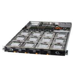 MegaServer A+ Server ASG-1014S-ACR12N4H - 1U - Single AMD EPYC Processors - up to 4TB memory - 12x SATA/SAS + 4x NVMe/SATA - Broadcom 3916 - 2x 10Gb/s RJ45 - 800W Redundant