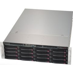 JBOD storage SuperChassis CSE-836BE2C-R609JBOD - 3U - 16x SAS - 12Gb/s SAS dual expander backplane - 600W Redundant