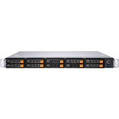 Supermicro Qumulo-Ready A+ WIO 1114S-WN10RT - 1U - Single AMD EPYC 7402P Processor - 128GB memory - up to 10x NVMe - 2x 10Gb/s RJ45 - DCMS license - 750W Redundant