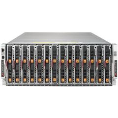SuperBlade Enclosure SBE-414J-422 - 4U - up to 14 blade servers - up to 2x 25G Ethernet switch - 4x 2200W Redundant (N + 1)