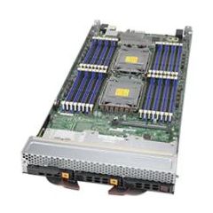 SuperBlade Server SBI-620P-1T3N - module - Dual Intel Xeon Scalable Processors - up to 8TB memory - 2x SATA/NVMe + 1x SATA - 2x 25Gb/s Ethernet