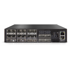 NVIDIA Mellanox MSN2010-CB2RO Spectrum™ based 25GbE/100GbE 1U Open Ethernet bare metal switch with ONIE boot loader only, 18 SFP28 ports and 4 QSFP28 ports, 2 power supplies (AC), x86 Atom CPU, short depth, C2P airflow