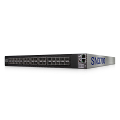 NVIDIA Mellanox MSN3700-VS2RO Spectrum-2 based 200GbE 1U Open Ethernet switch with ONIE, 32 QSFP56 ports, 2 power supplies (AC), x86 CPU, standard depth, C2P airflow - 920-9N201-00RA-0N0