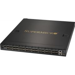 Supermicro SSE-C3632SR 100Gb/s 1U Ethernet switch with ONIE boot loader, 32 QSFP28 ports, 2 power supplies (AC), reverse (P2C) airflow