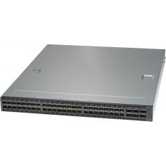 Supermicro SSE-X3648SR 10Gb/s and 40Gb/s 1U Ethernet switch with ONIE boot loader, 48 SFP+ ports and 6 QSFP+ ports, 2 power supplies (AC), reverse (P2C) airflow