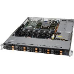 vSAN ReadyNode AF-8: 1U Storage SSG-110P-NTR10 - Single Intel Xeon Scalable Processors - up to 512GB memory - 30.7TB raw capacity (NVMe) - 2x 10Gb/s RJ45 - 860W Redundant