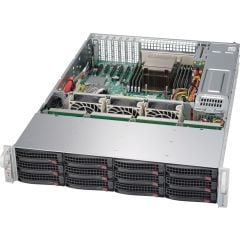 vSAN ReadyNode AF-6: 2U SuperStorage SSG-5029P-E1CTR12L - Single Intel Xeon Gold Processors - up to 512GB memory - 9.6TB raw capacity (SATA) - Broadcom 3108 - 2x 10Gb/s RJ45 - 800W Redundant