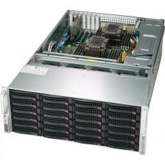 SuperStorage SSG-6049P-E1CR36H - 4U - Dual Intel Xeon Scalable Processors - up to 4TB memory - 36x SATA/SAS - Broadcom 3108, JBOD expansion - 2x 10Gb/s RJ45 - 1200W Redundant