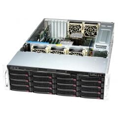 Storage SuperServer SSG-631E-E1CR16L - 3U - Dual Intel Xeon Scalable Processors - up to 4TB memory - 16x SATA/SAS - Broadcom 3808, JBOD expansion - 2x 10Gb/s RJ45 - 1200W Redundant