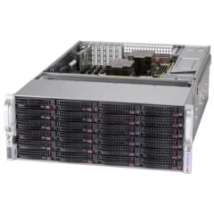 Storage SuperServer SSG-640P-E1CR36H - 4U - Dual Intel Xeon Scalable Processors - up to 4TB memory - 36x SATA/SAS - Broadcom 3808, JBOD expansion - 2x 10Gb/s RJ45 - 1600W Redundant