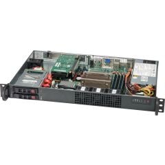 SuperServer SYS-1019C-HTN2 - 1U - Single Intel Xeon E-2200 Processors - up to 128GB memory - 2x SATA - 2x 1Gb/s RJ45 - 200W