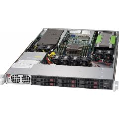 GPU SuperServer SYS-1019GP-TT - 1U - Single Intel Xeon Scalable Processors - up to 1.5TB memory - 6x SATA/SAS - 2x 10Gb/s RJ45 - up to 2x GPU - 1400W