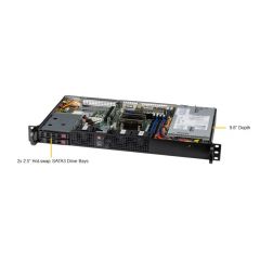 IoT SuperServer SYS-110A-16C-RN10SP - 1U - Intel Atom P5342 Processor - up to 256GB memory - 2x SATA - 2x 25Gb/s SFP28 + 8x 1Gb/s RJ45 - 300W Redundant