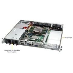 IoT SuperServer SYS-110P-FWTR - 1U - Single Intel Xeon Scalable Processors - up to 2TB memory - 2x SATA (fixed) - 2x 10Gb/s RJ45 - 800W Redundant