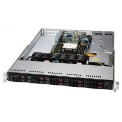 UP SuperServer SYS-110P-WR - 1U - Single Intel Xeon Scalable Processors - up to 2TB memory - 10x SATA (4x NVMe) - 2x 1Gb/s RJ45 - 1x GPU - 750W Redundant