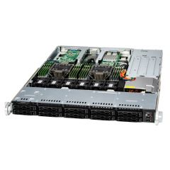 CloudDC SuperServer SYS-121C-TN10R - 1U - Dual Intel Xeon Scalable Processors - up to 4TB memory - 10x drive bays - 860W Redundant