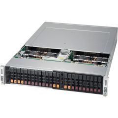 BigTwin SuperServer SYS-2029BT-DNC0R - 2U - 2 nodes - Dual Intel Xeon Scalable Processors - up to 6TB memory - 8x SATA/SAS and 4x NVMe - Broadcom 3216 - 2200W Redundant