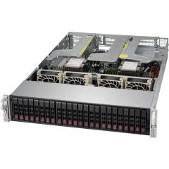 Ultra SuperServer SYS-2029U-TR25M - 2U - Dual Intel Xeon Scalable Processors - up to 6TB memory - 24x SATA/SAS - 2x 25Gb/s SFP28 - 1000W Redundant