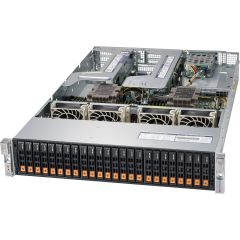 Ultra SuperServer SYS-2029U-TN24R4T - 2U - Dual Intel Xeon Scalable Processors - up to 6TB memory - 24x NVMe - 4x 10Gb/s RJ45 - 1600W Redundant