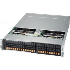 vSAN ESA ReadyNode: 2U 2-node BigTwin SuperServer SYS-221BT-DNTR - per node: Dual Intel Xeon Scalable Processors - up to 2TB memory - 12x NVMe - 2200W Redundant