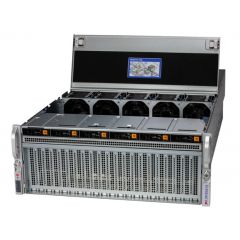 GPU SuperServer SYS-421GU-TNXR - 4U - Dual Intel Xeon Scalable Processors - up to 8TB memory - 6x NVMe/SATA - NVIDIA HGX H100 4-GPU - 3000W (2 + 2) Redundant