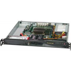 SuperServer SYS-5019C-M4L - 1U - Single Intel Xeon E-2200 Processors - up to 128GB memory - 2x SATA (fixed) - 4x 1Gb/s RJ45 - 350W