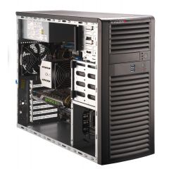 (EOL) SuperWorkstation SYS-5039A-I - tower - Single Intel Xeon W-2200 Processors - up to 512GB memory - fixed 4x SATA (2x NVMe) - 1Gb/s & 5Gb/s RJ45 - up to 2x Grpahics card - 900W