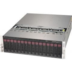 MicroCloud SuperServer SYS-5039MP-H8TNR - 3U - 8 nodes - Single Intel Xeon Scalable Processors - up to 1TB memory - 2x SATA/NVMe - 1x GPU - 2200W Redundant