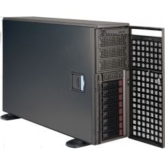 SuperWorkstation SYS-5049A-TR - tower - Single Intel Xeon Processors - up to 1.5TB memory - 8x SATA/SAS - 1x 10Gb/s RJ45 and 1x 1Gb/s RJ45 - up to 3x Grpahics card - 2200W Redundant