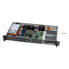 IoT SuperServer SYS-510D-10C-FN6P - 1U - Intel Xeon D-1747NTE Processor - up to 256GB memory - 2x SATA (fixed) - 2x 25Gb/s SFP28 + 4x 1Gb/s RJ45 - 200W