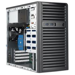 UP Workstation SYS-530T-I - tower - Single Intel Xeon E-2300 Processors - up to 128GB memory - 4x SATA (fixed) - 2x 1Gb/s RJ45 - 1x Grpahics card - 400W