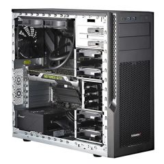 Desktop Gaming SuperServer SYS-531AD-I - tower - Single Intel Core Processors - up to 128GB memory - fixed 6x SATA - 1Gb/s and 10Gb/s RJ45 - 1x Grpahics card - 750W