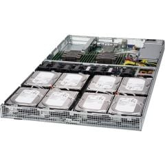 WIO SuperServer SYS-6019P-WT8 - 1U - Dual Intel Xeon Scalable Processors - up to 3TB memory - 8x SATA (fixed) - 2x 1Gb/s RJ45 - 650W