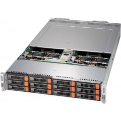 BigTwin SuperServer SYS-6029BT-DNC0R - 2U - 2 nodes - Dual Intel Xeon Scalable Processors - up to 6TB memory - 6x SATA/SAS (3x NVMe) - Broadcom 3008 - 2200W Redundant