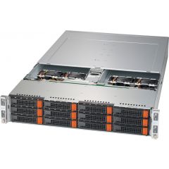 BigTwin SuperServer SYS-620BT-HNTR - 2U - 4 nodes - Dual Intel Xeon Scalable Processors - up to 4TB memory - 3x NVMe/SATA - 2600W Redundant