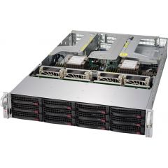 Ultra SuperServer SYS-6029U-TR4 - 2U - Dual Intel Xeon Scalable Processors - up to 6TB memory - 12x SATA/SAS - 4x 1Gb/s RJ45 - 1000W Redundant