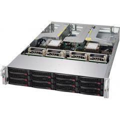 (EOL) Ultra SuperServer SYS-6029U-TR4T - 2U - Dual Intel Xeon Scalable Processors - up to 6TB memory - 12x SATA/SAS - 4x 10Gb/s RJ45 - 1000W Redundant