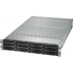 TwinPro SuperServer SYS-620TP-HC8TR - 2U - 4 nodes - Dual Intel Xeon Scalable Processors - up to 4TB memory - 3x SATA/SAS - Broadcom 3808 - 2x 10Gb/s RJ45 - 2200W Redundant