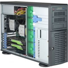 SuperWorkstation SYS-7049A-T - tower - Dual Intel Xeon Scalable Processors - up to 4TB memory - 8x SATA/SAS (2x NVMe) - 2x 1Gb/s RJ45 - up to 2x Grpahics card - 1200W